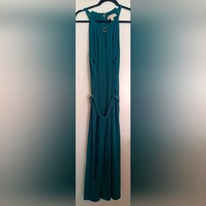 Michael  Kors Green Halter Dress , Size XL